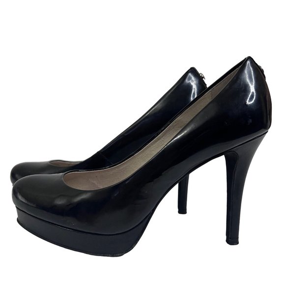 Michael Kors Shoes - Michael Kors Women’s Size 7.5 Black Leather Platform Pump Heels